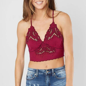 24.  🆕 Free People Sleep Eyes Embroidered Bralette